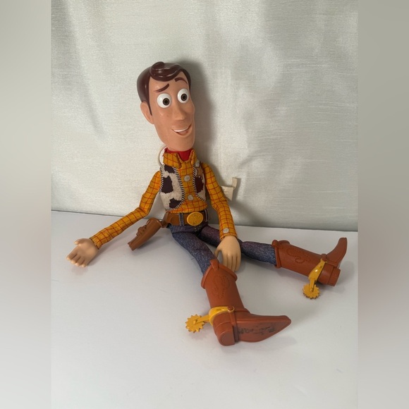 Vintage Disney/Pixar Thinkway Woody Pull string Model No Hat - Picture 1 of 6